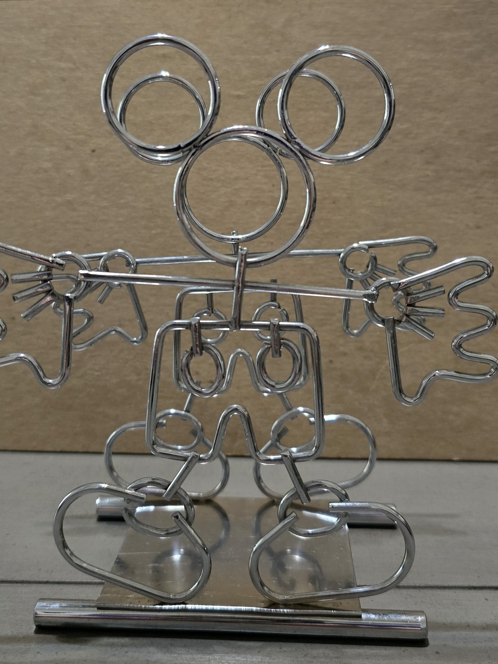 Disney Mickey Mouse Silver Wire Napkin Holder